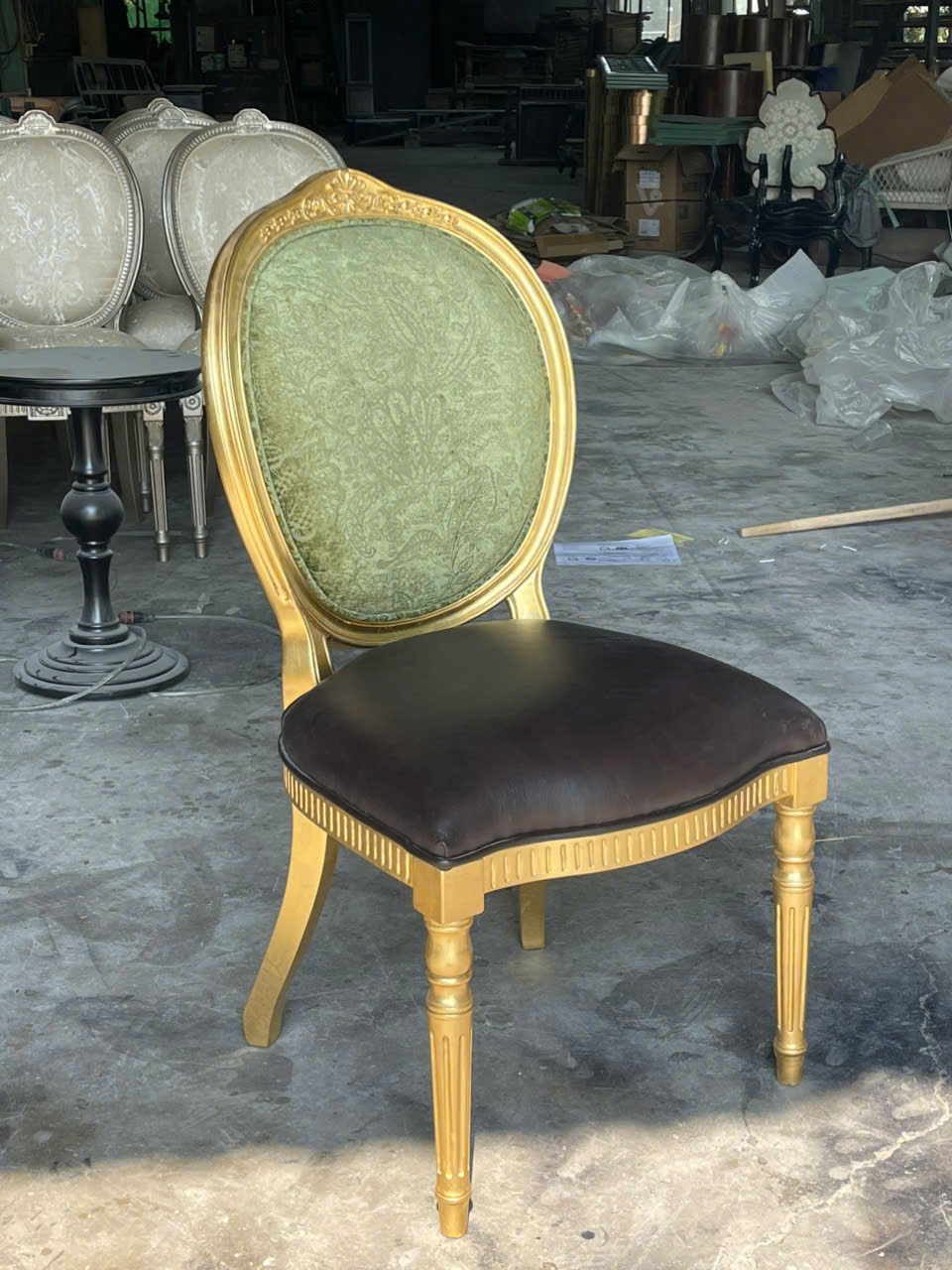 GHẾ LOUIS CỔ ĐIỂN KING CHAIR